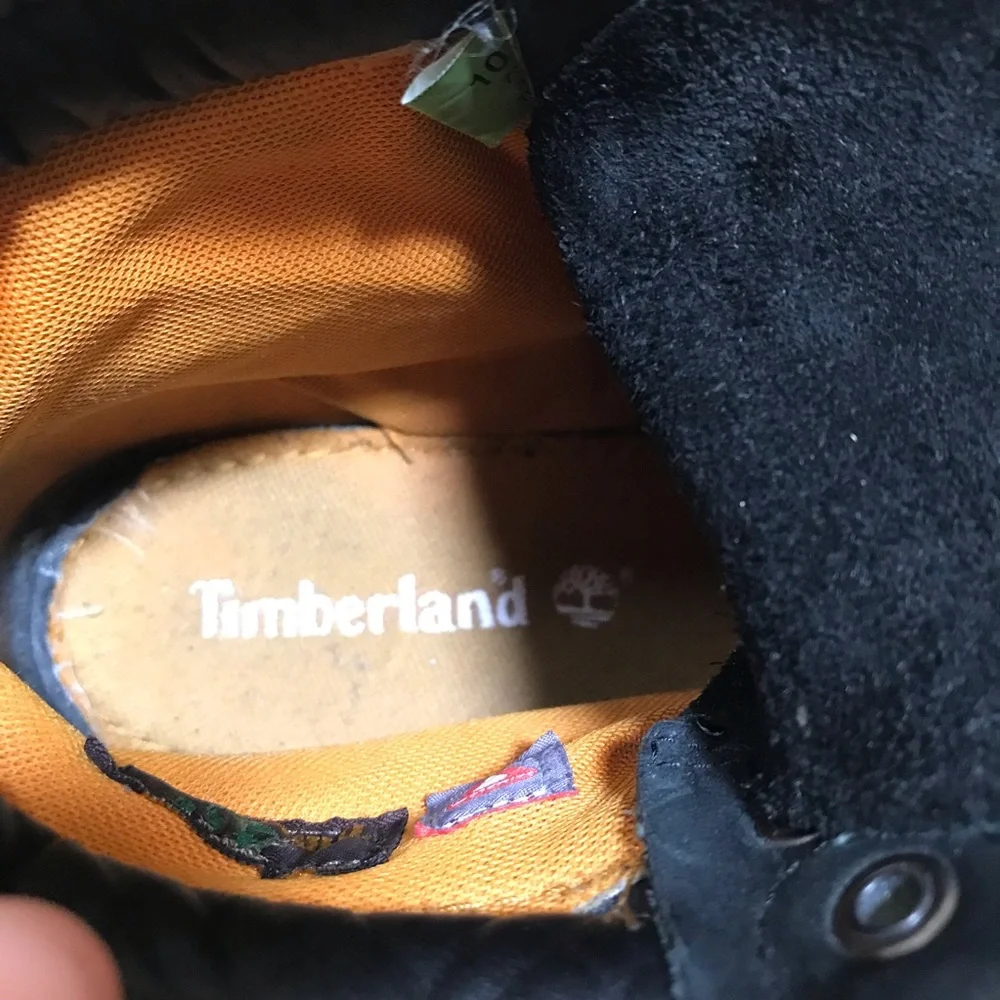 Timberland Classic Leather Boots Black Size 10 - Picture 11 of 15